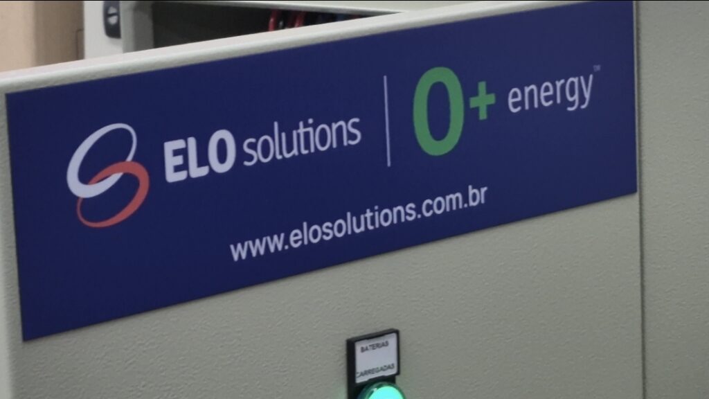 Sistema de monitoramento de posição no travão da ponte rolante desenvolvido pela Elo Solutions para a Belgo Arames em Osasco