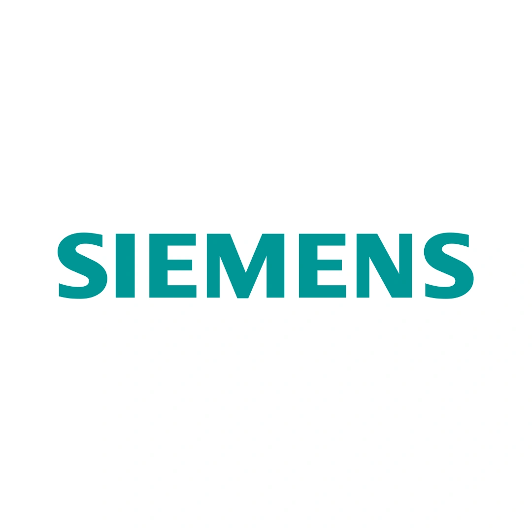 Logo da Siemens, fabricante global de automação industrial, drives e tecnologia para manufatura